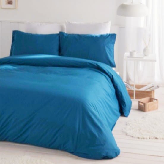 Funda nórdica turquesa. Cama 90