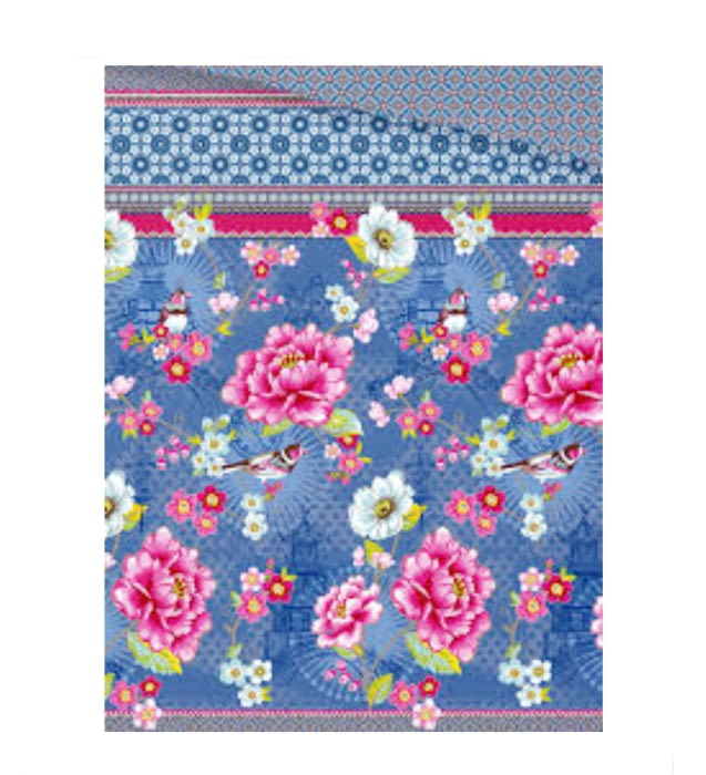 Fundas nórdicas oriental flores fucsia. Cama 105 - 1