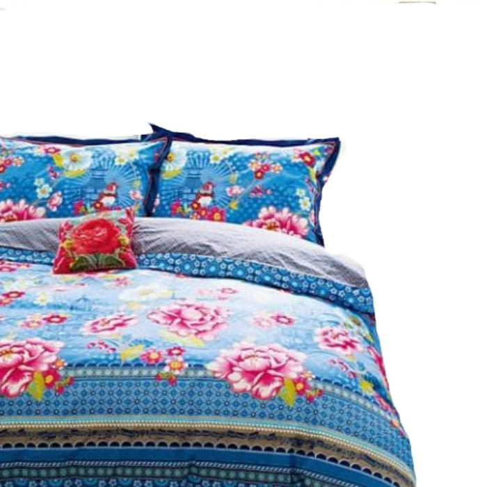 Fundas nórdicas oriental flores fucsia. Cama 105 - 3