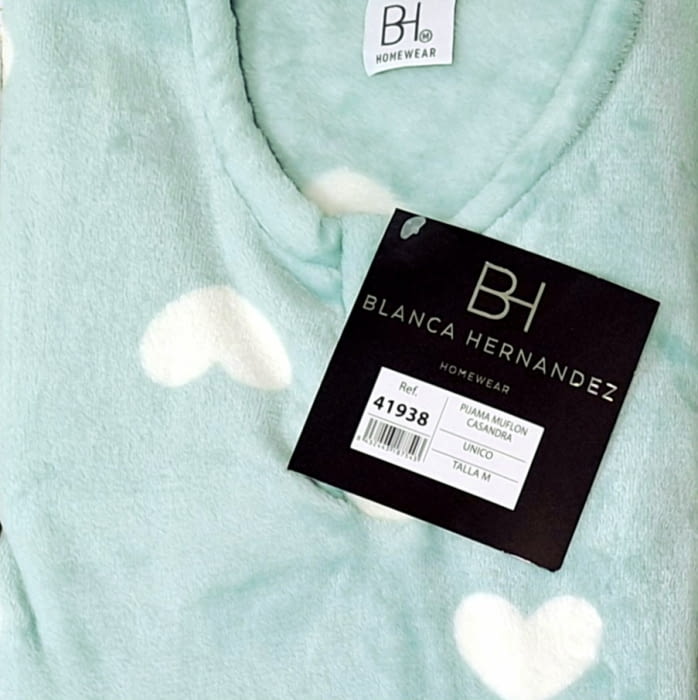 Pijama corazones tacto muflón - 2