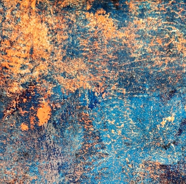 Tela tapicería terciopelo Carrara azul abstracto - 2