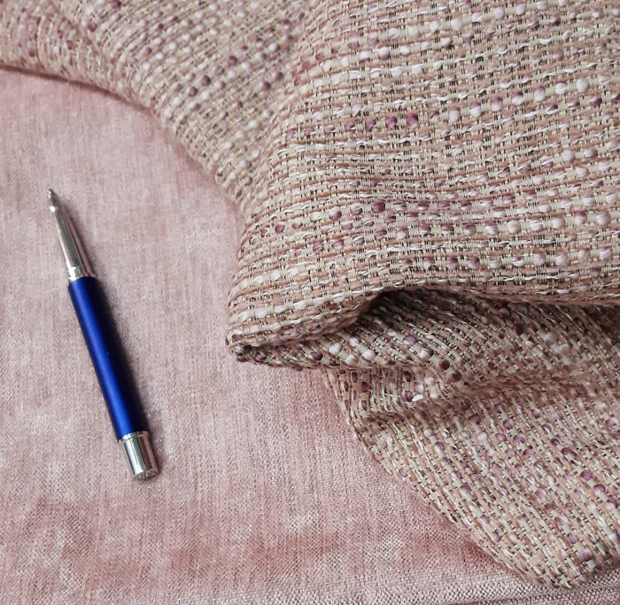 Tela Arpillera rosa 90 x 140 - 1