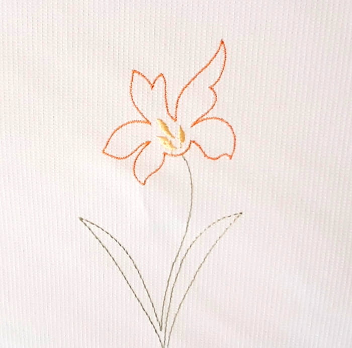 Tela Piqué flor 280