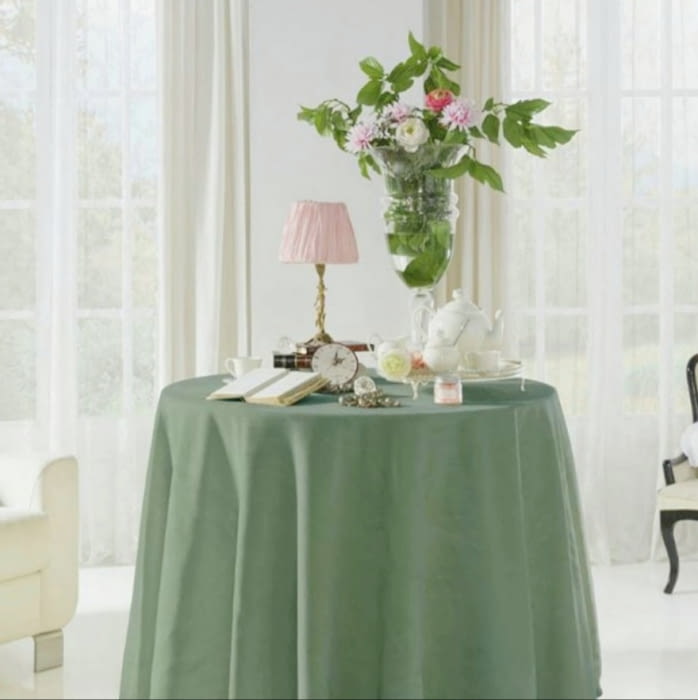 Faldillas de paño verde: 240 - 4