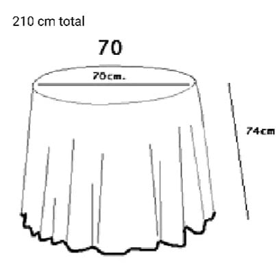Faldillas mesa camilla labrada oro: 220 - 5