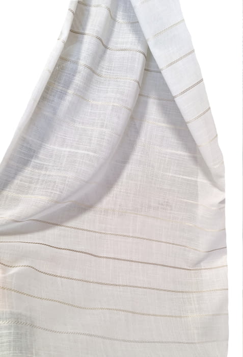Retal visillo rayitas beige horizontales 130 x 300 m - 4