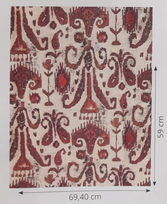 Tela seda abstracta gris - 4