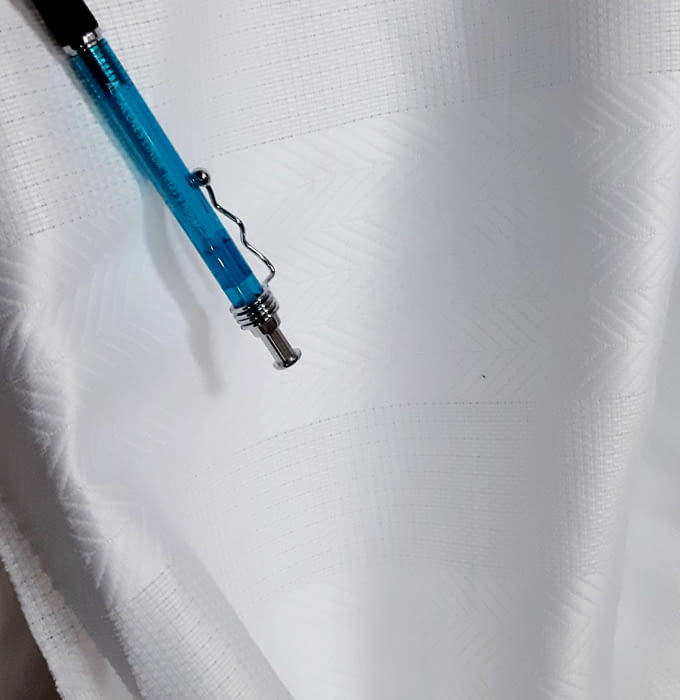 Tela Piqué blanco trama - 4