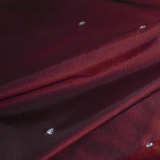 Tela Seda topitos plata 280