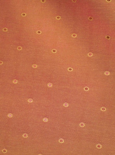 Tela Seda topitos naranja 280 - 2