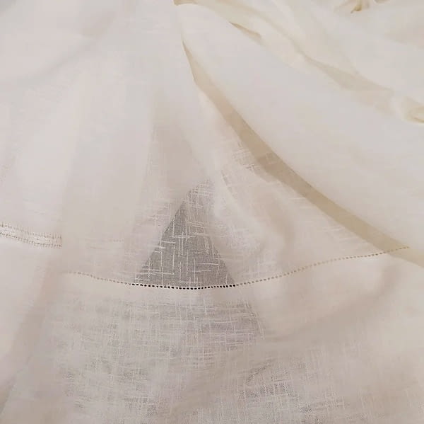 Tela visillo rústico vainica beige 270 - 3