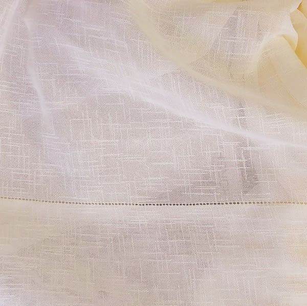 Tela visillo rústico vainica beige 270 - 6