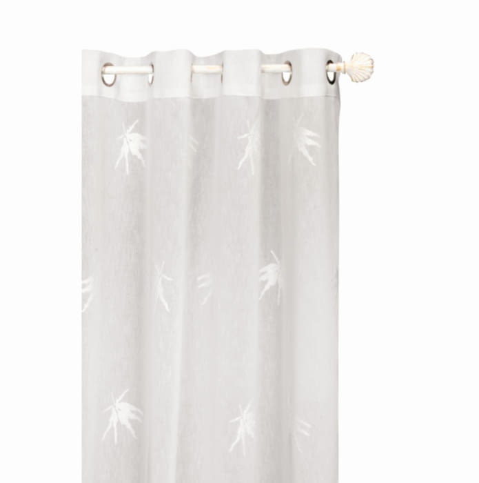 Visillo confeccionado palma natural