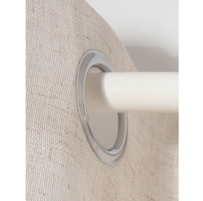 Visillo confeccionado liso color lino - 2