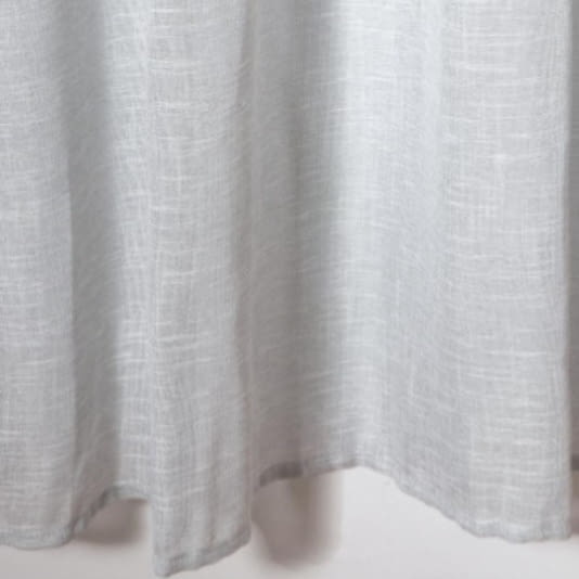 Visillo confeccionado liso color gris - 3