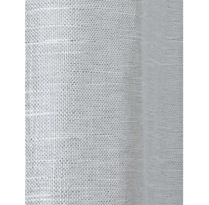 Visillo confeccionado liso color gris - 5