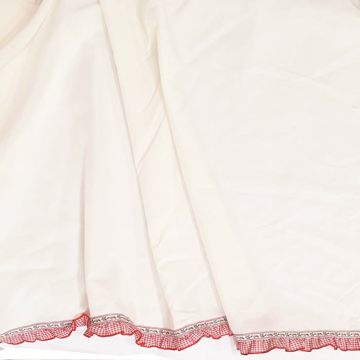 Tela bandó volante rojo 57 alto - 2