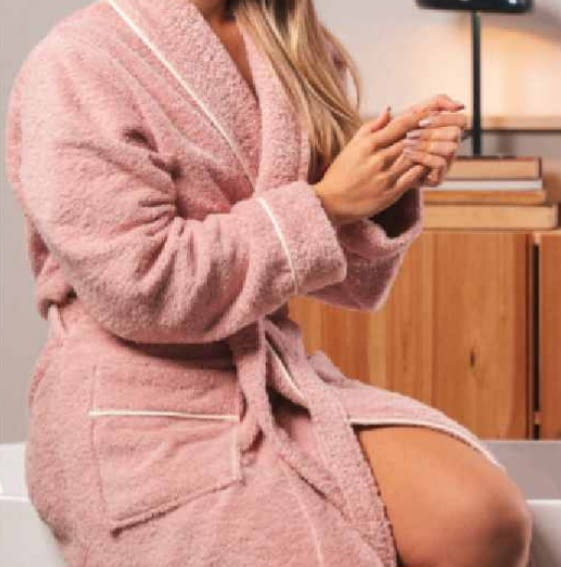 Albornoces de rizo con bies - 1