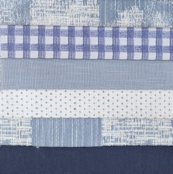 Telas tapicería jacquard Bianca azul 280 - 2
