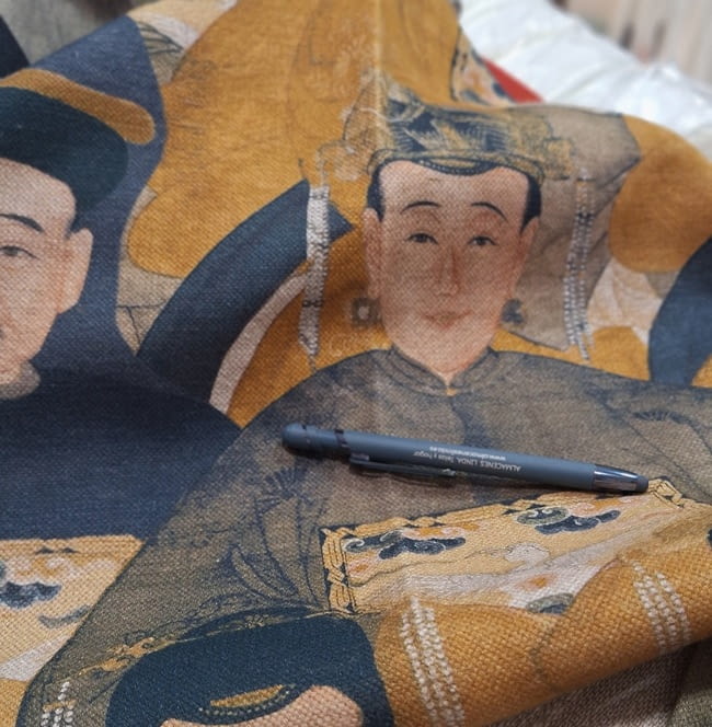 Tela lino Sian amarillo - 3