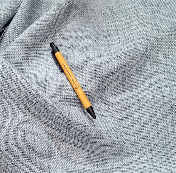 Tela azul trama gruesa