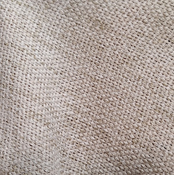 Tela trama gruesa beige - 1