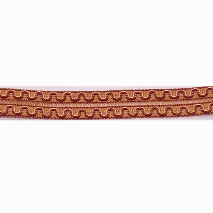 1,90 metros Pasamanería Galón teja granate - 4