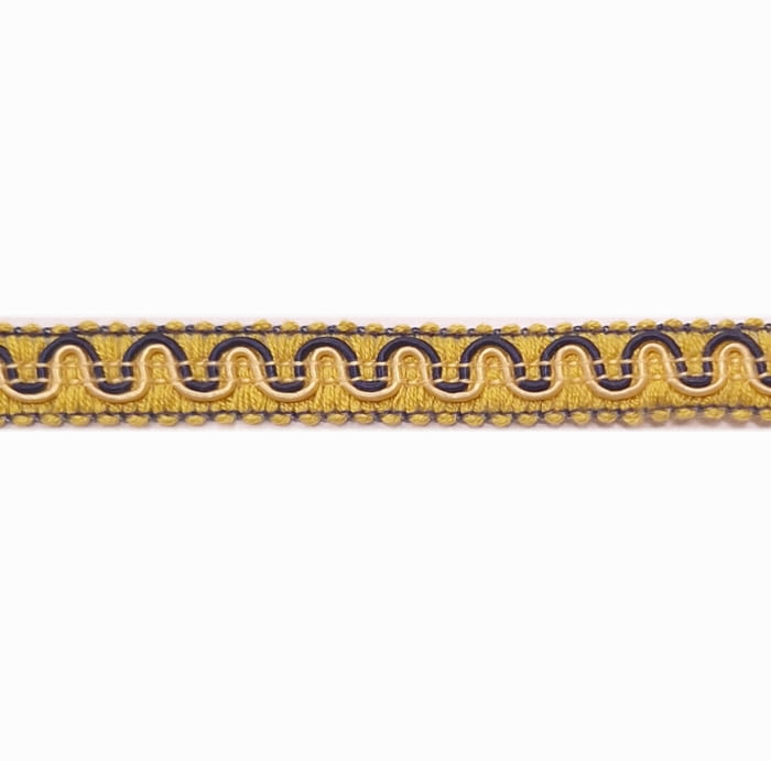 Galón estrecho amarillo ondas marino - 4