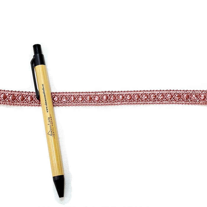 Galón estrecho rosa malva - 2