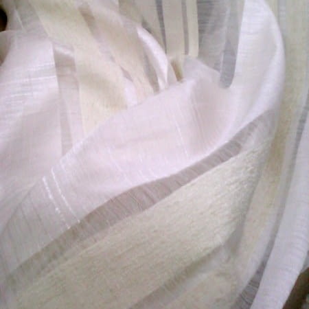 Tela Visillo organza beige - 3