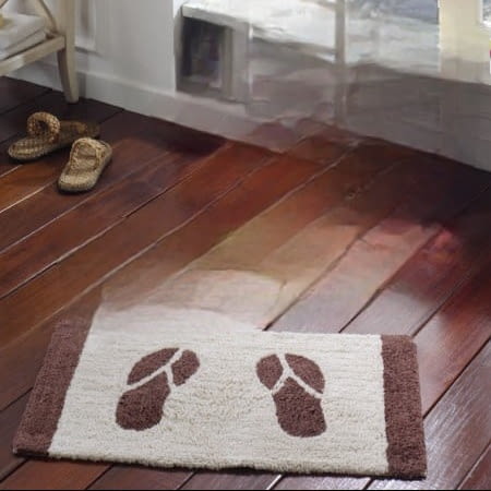 Alfombras huellas beige