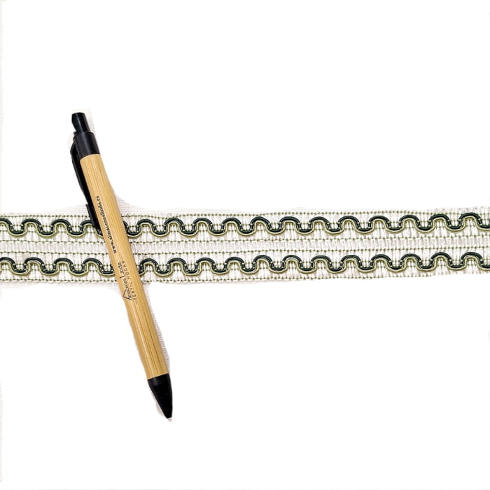 Galón doble blanco verde y azul - 2