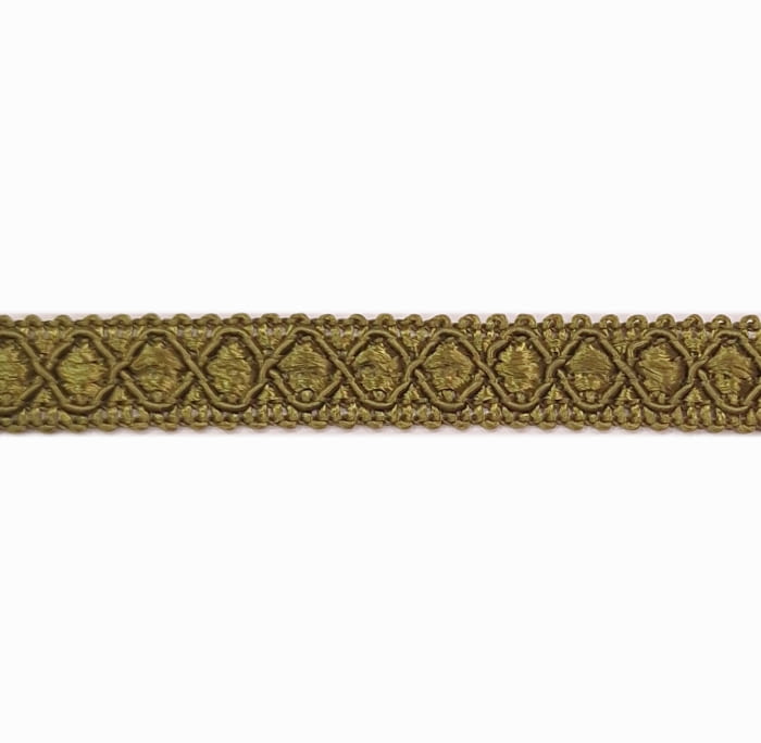 Galón verde oliva estrecho