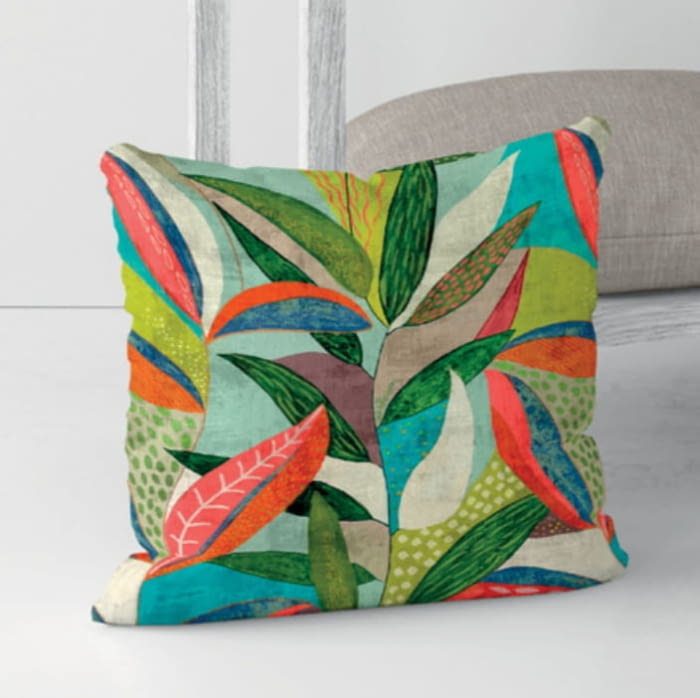 Tela hojas naif Colores - 6