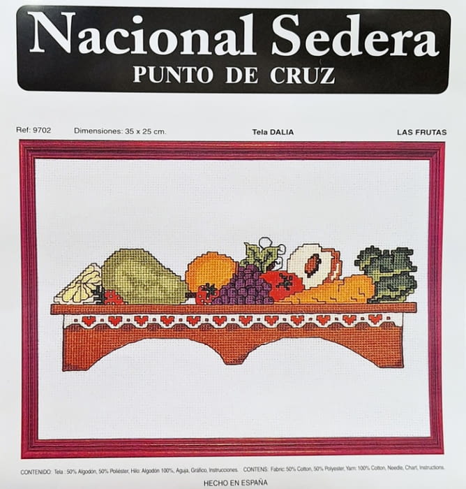 Kit punto de cruz bodegón - 2