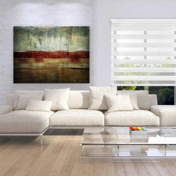 Estor noche y día blanco aluminio blanco