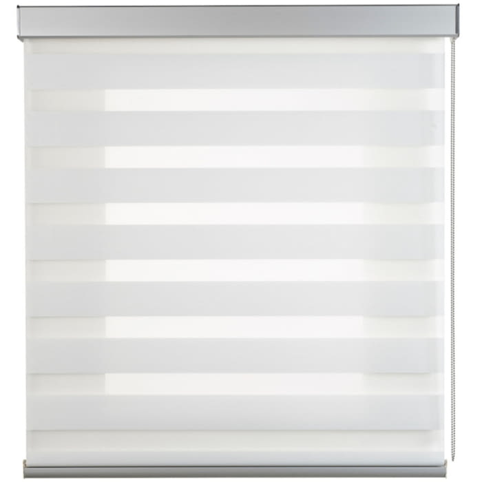 Estor noche y día blanco galería cuadrada - 1