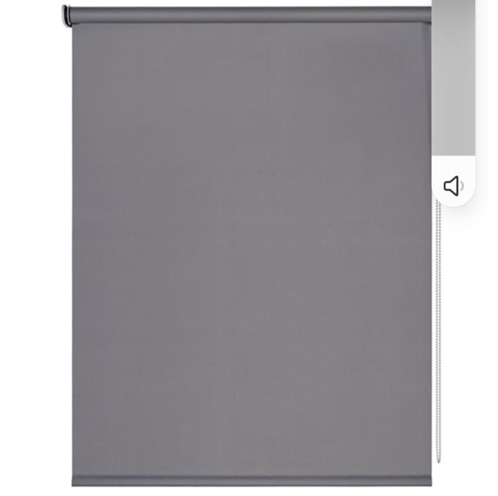 Estor foscurit opaco gris - 1