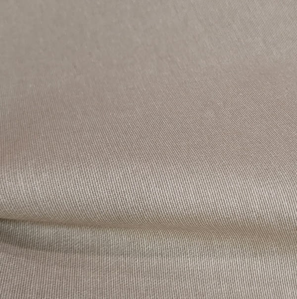 Tela resinada lisa beige para mantel - 1