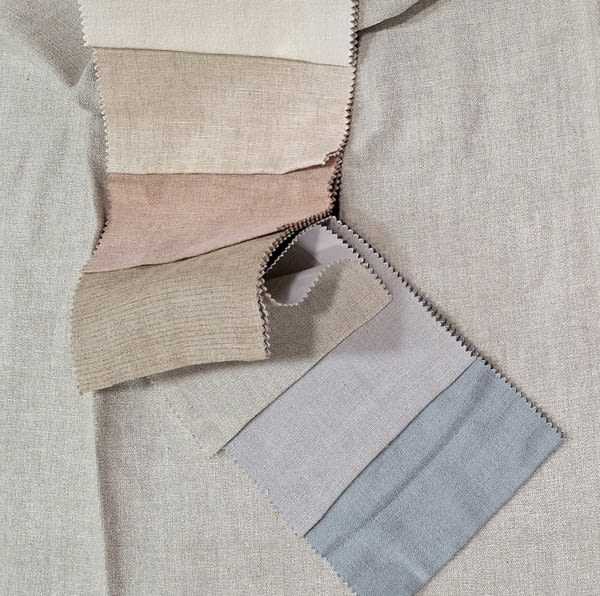 Tela lino Clinton aterciopelada