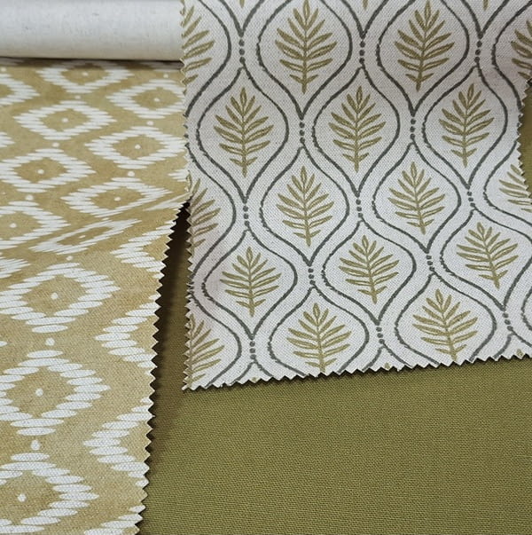 Tela Calvia Ashley Wilde oliva gold - 1