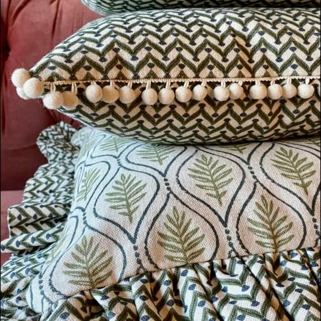 Tela Calvia Ashley Wilde verde - 2