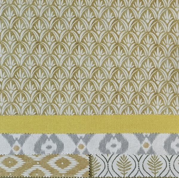 Tela Arta Ashley Wilde amarillo azul - 2