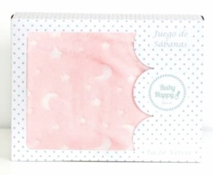 Sábanas sedalina luna rosa: Cuna