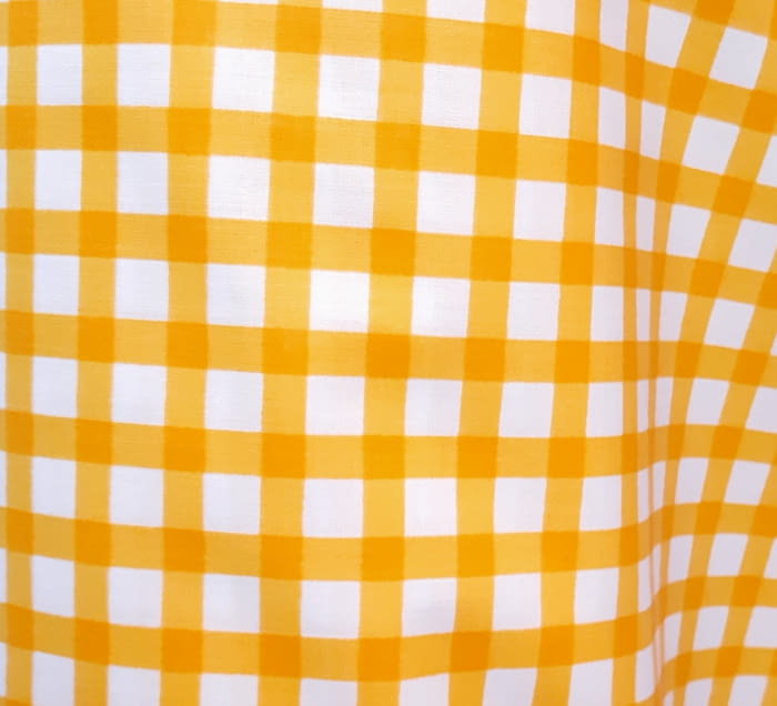 Tela cuadros amarillo 2,80 m.!! - 1