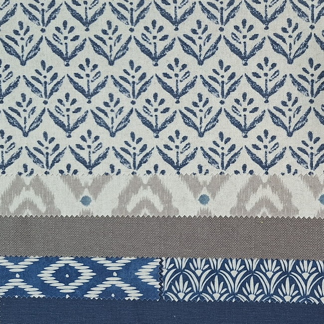 Tela Escorca Ashley Wilde azul oscuro - 1