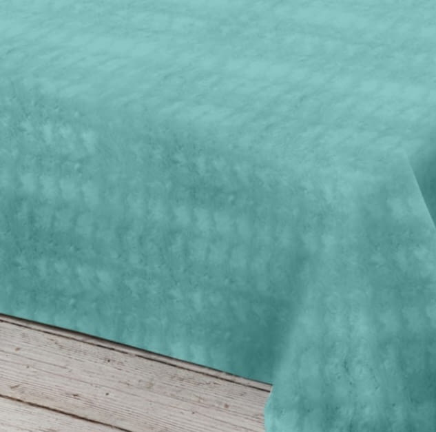 Manta cama muy suave agua marina - 1