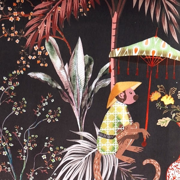 Tela tapicería terciopelo Makian verde oscuro