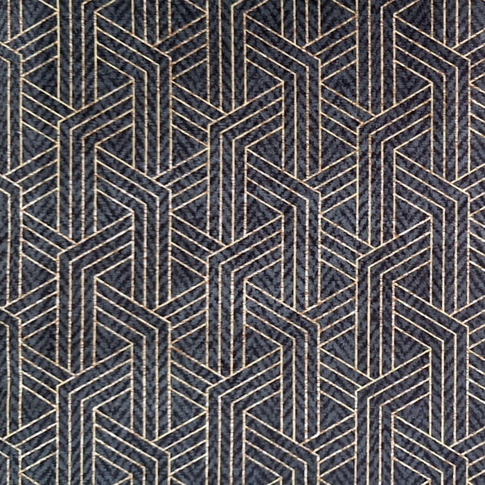 Tela tapicería terciopelo geométrico - 2