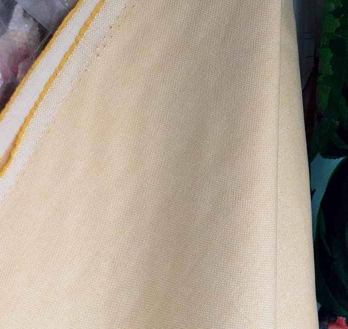 Tela fuerte amarillo 68 x 140 cm - 2